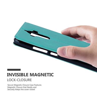 Lompakkokotelo Huawei MATE 9 Case (Turkoosi)