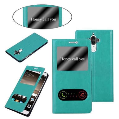 Lompakkokotelo Huawei MATE 9 Case (Turkoosi)