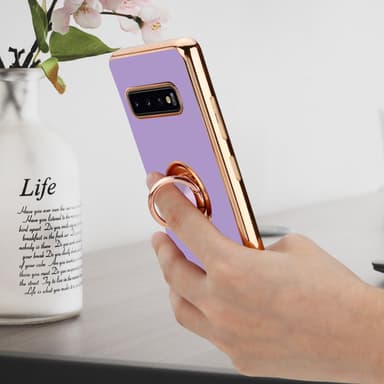 Samsung Galaxy S10 4G Suojakuori Kotelo (Violetti)