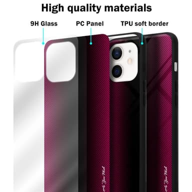 iPhone 12 MINI Suojakuori Kotelo (Vaaleanpunainen)