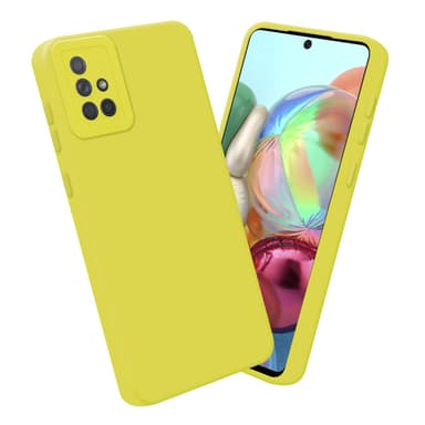 Samsung Galaxy A71 4G Suojakuori Kotelo (Keltainen)