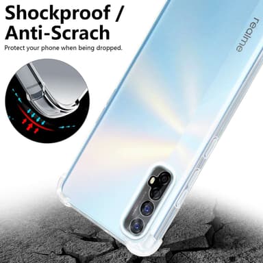 Realme 7 4G Suojakuori Kotelo (Läpinäkyvä)