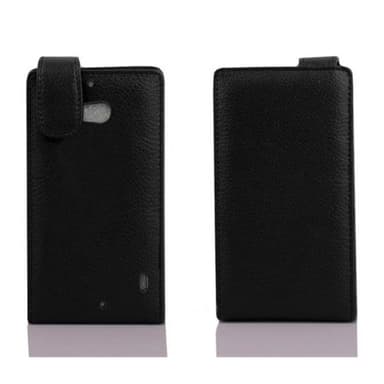 Nokia Lumia 929 / 930 Suojakuori Lompakkokotelo (Musta)