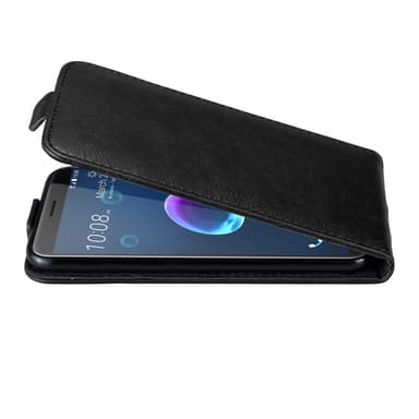 HTC Desire 12 Suojakuori Lompakkokotelo (Musta)