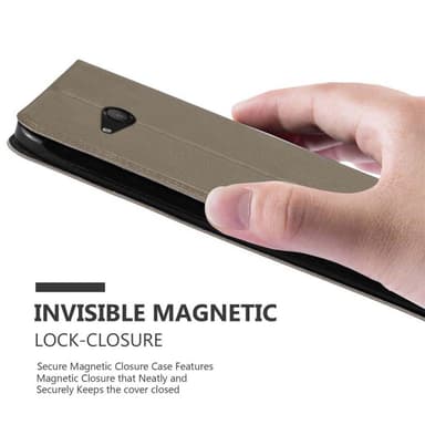 Lompakkokotelo Nokia Lumia 550 Case (Ruskea)