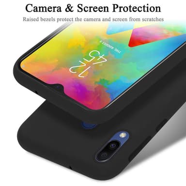 Samsung Galaxy M20 Suojakuori Kotelo Case (Musta)