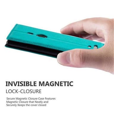 Nokia Lumia 925 Suojakuori Lompakkokotelo (Turkoosi)