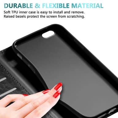 iPhone 6 PLUS / 6S PLUS Suojakuori Lompakkokotelo