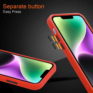 iPhone 14 PLUS Suojakuori Kotelo (Läpinäkyvä)