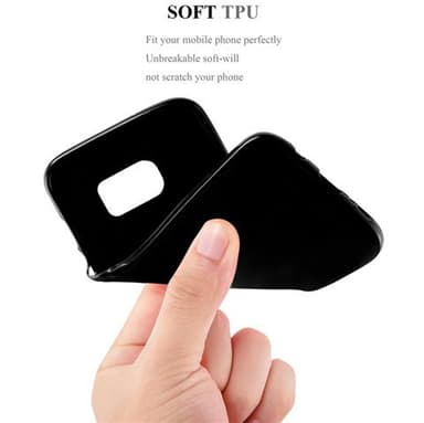 Samsung Galaxy S7 EDGE Suojakuori Kotelo (Musta)