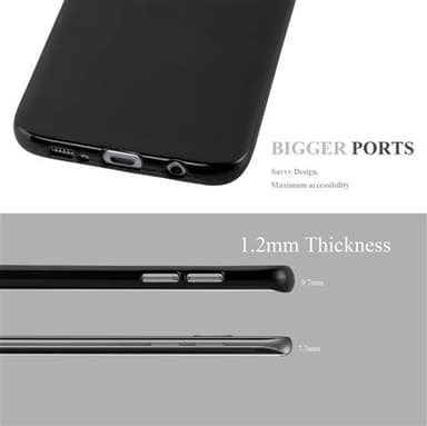 Samsung Galaxy S7 EDGE Suojakuori Kotelo (Musta)