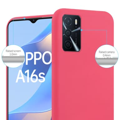 Suojakuori Oppo A16s / A54s Kotelo (Punainen)