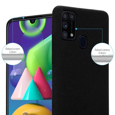 Suojakuori Samsung Galaxy M31 Kotelo (Musta)