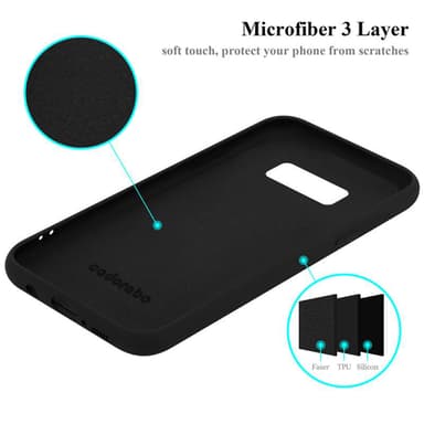 Samsung Galaxy S8 Suojakuori Kotelo Case (Musta)