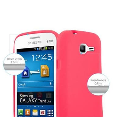 Suojakuori Samsung Galaxy TREND LITE Kotelo (Punainen)