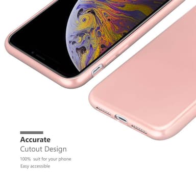 iPhone XS MAX Suojakuori Kotelo (Vaaleanpunainen)
