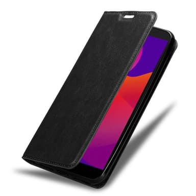 Honor 9S / Huawei Y5P Suojakuori Lompakkokotelo (Musta)