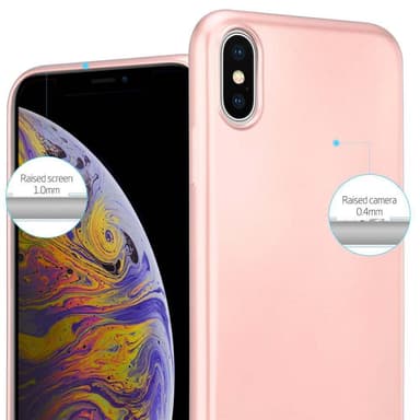 iPhone XS MAX Suojakuori Kotelo (Vaaleanpunainen)