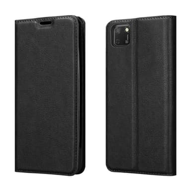 Honor 9S / Huawei Y5P Suojakuori Lompakkokotelo (Musta)