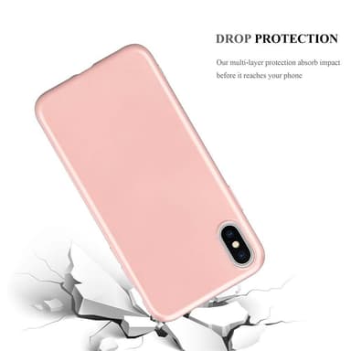 iPhone XS MAX Suojakuori Kotelo (Vaaleanpunainen)