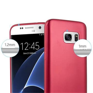 Samsung Galaxy S7 Suojakuori Kotelo (Punainen)