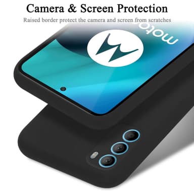 Motorola MOTO G71 5G Suojakuori Kotelo (Musta)