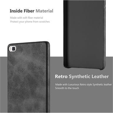 Huawei P8 Suojakuori Case Kotelo (Musta)