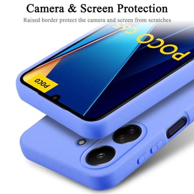 Xiaomi Poco C65 Suojakuori Kotelo Case (Violetti)