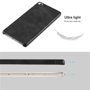 Huawei P8 Suojakuori Case Kotelo (Musta)