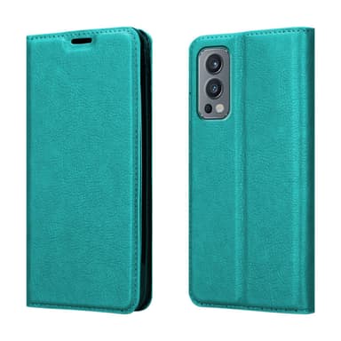 OnePlus Nord 2 5G Suojakuori Lompakkokotelo (Turkoosi)