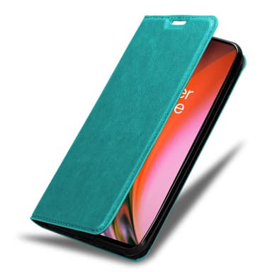 OnePlus Nord 2 5G Suojakuori Lompakkokotelo (Turkoosi)