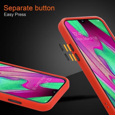 Samsung Galaxy A40 Suojakuori Kotelo (Läpinäkyvä)