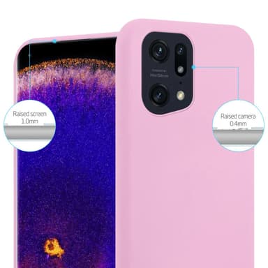Suojakuori Oppo FIND X5 PRO Kotelo (Vaaleanpunainen)