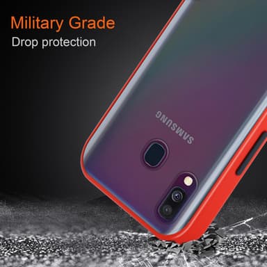 Samsung Galaxy A40 Suojakuori Kotelo (Läpinäkyvä)