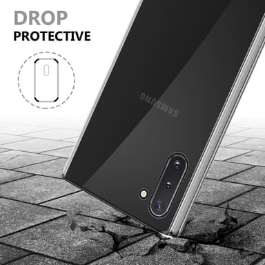 Samsung Galaxy NOTE 10 Suojakuori Cover (Läpinäkyvä)