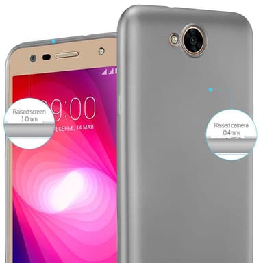 LG X POWER 2 Suojakuori Kotelo (harmaa)