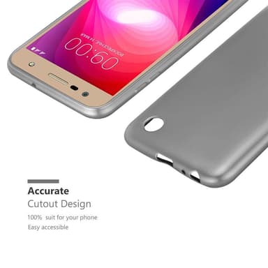 LG X POWER 2 Suojakuori Kotelo (harmaa)