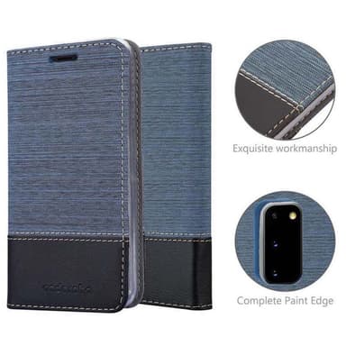 Samsung Galaxy S20 Suojakuori Lompakkokotelo (Sininen)