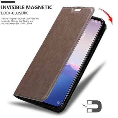 MEIZU 16S Suojakuori Lompakkokotelo (Ruskea)