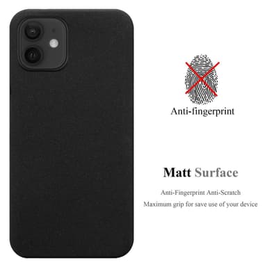 Suojakuori iPhone 12 MINI Kotelo (Musta)