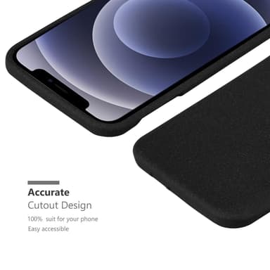 Suojakuori iPhone 12 MINI Kotelo (Musta)