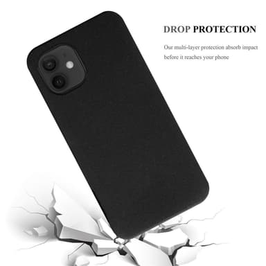 Suojakuori iPhone 12 MINI Kotelo (Musta)