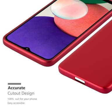 Samsung Galaxy A22 5G Suojakuori Kotelo (Punainen)