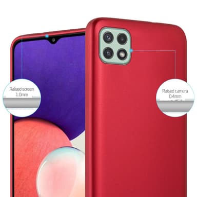 Samsung Galaxy A22 5G Suojakuori Kotelo (Punainen)