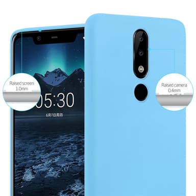 Suojakuori Nokia 5.1 PLUS / X5 Kotelo (Sininen)