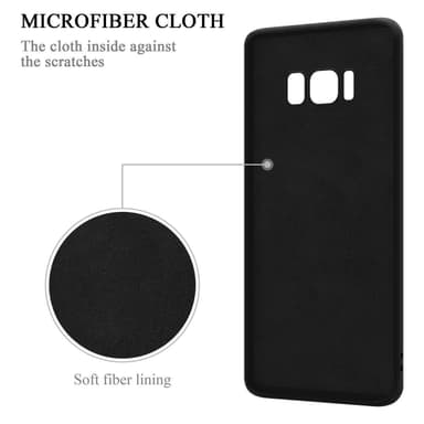 Samsung Galaxy S8 PLUS Suojakuori Kotelo (Musta)