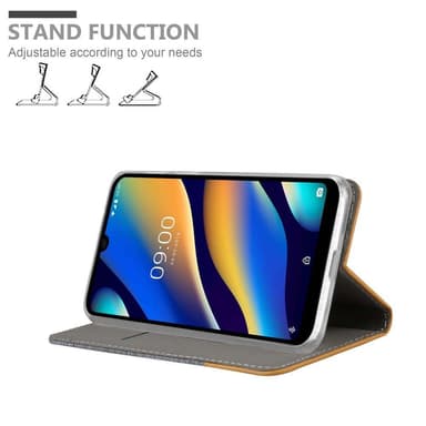 WIKO VIEW 3 LITE Suojakuori Lompakkokotelo (harmaa)