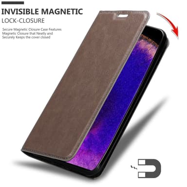 Oppo FIND X5 PRO Suojakuori Lompakkokotelo (Ruskea)