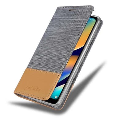 WIKO VIEW 3 LITE Suojakuori Lompakkokotelo (harmaa)