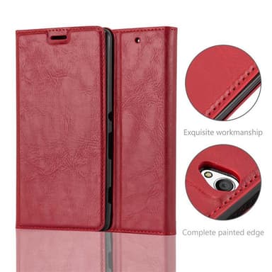 Sony Xperia C4 Suojakuori Lompakkokotelo (Punainen)